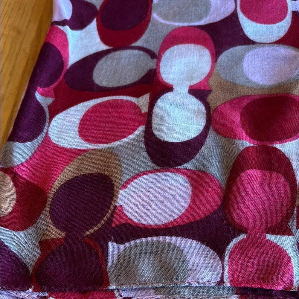 Colorful Patterned Infinity Scarf- 24x68 - Picture 2 of 3